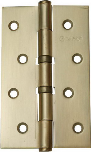 Петля унив.125х75х2,5 SB (мат.золото) 4ВВ "SAZAR"