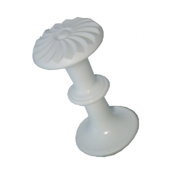 Ручка-кнопка РК1-7 пластмасса белая Кунгур