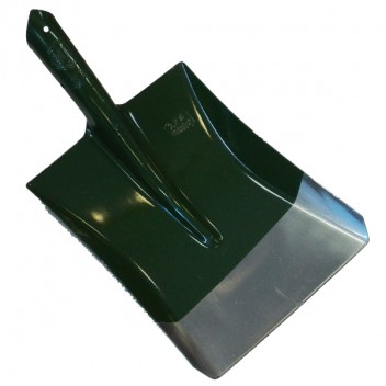 Лопата совковая, сталь 65Г, зеленая