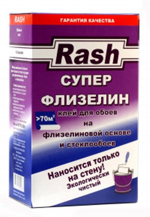 Клей обойный Супер флизелин 330г "Rash"