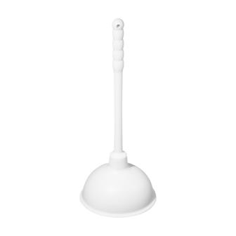 Вантуз-Гигант конический белый, диаметр 172мм, ручка пластмассовая h=319мм