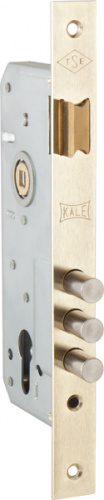 Корпус замка врезного цилиндрового 152/3MR (45 mm) w/b (латунь) KALE KILIT