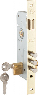 Замок врезной цилиндровый 152/3MR (45 mm) (латунь) 3 кл. KALE KILIT