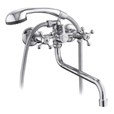 Смеситель д/ванны 1/2" крест мет-кер картридж.пер.R22108 "FRUD"