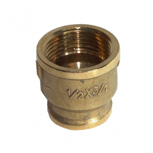 * Муфта латунная г 1/2"- г 3/4" "SALPICA"