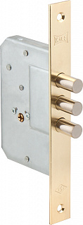 Замок врезной крестообразный 189/3MF (45 mm) (латунь) 5 кл. KALE KILIT