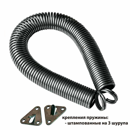 *Пружина дверная 290-d20*2,2 полиров. (60;40) (Б)