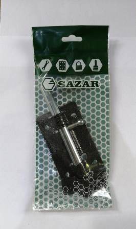 Задвижка дверная ЗД-01 пол.бронза (СКИН) SAZAR