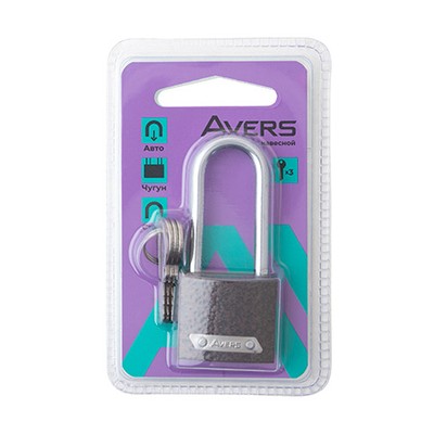 Замок висячий Avers PD-01-32-L-Blister