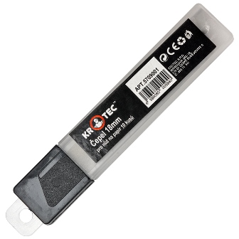 Лезвие для ножа 18 мм 10 шт Krotec, блок(10)