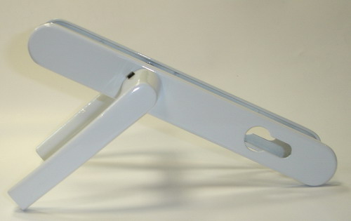 *Ручка дверная 06 PVC-85 белая