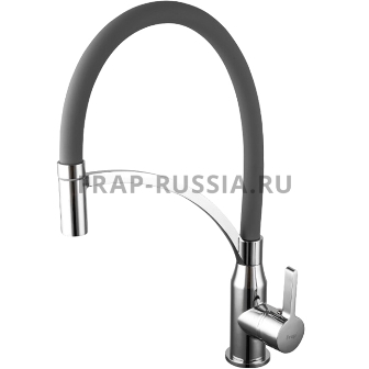 Смеситель д/кухни шар. 35мм белый F4552"Frap"