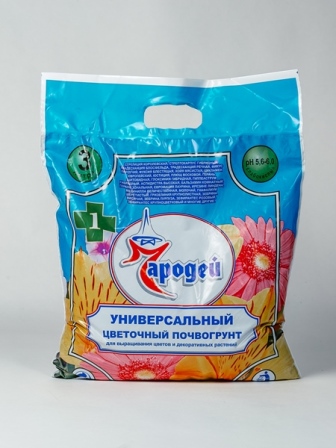 Почвогрунт №1 универсальный цветочный сл.кислый 3л. ЧАРОДЕЙ