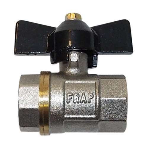 Кран шар. 3/4 г/г бабочка FR211 "Frap"