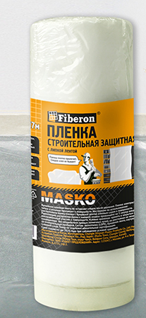 Пленка защитная с клейким слоем 2400мм x 17м "Fiberon"