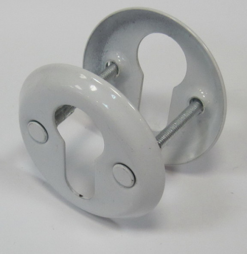* Накладка на цилиндр 016pz WW (белая) "Trodos"