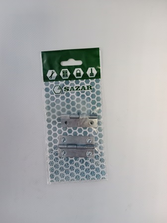 Петля карточная 50*30 цинк 2шт (Скин) SAZAR