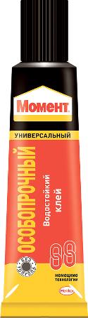 Клей "Момент-88" в шоубоксе,125мл (Россия)(не морозостойкий, t режим в описании)