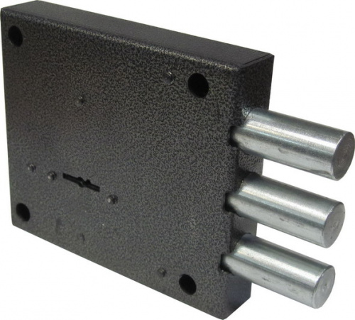 Замок накладной ЗНГ1*3 (ф20мм, антик-серебро, накл.лат.кл.) (20)