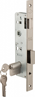 Замок врезной цилиндровый узкопроф.153 (35 mm) (никель) 3 кл. KALE KILIT