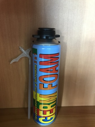Пена монтажная бытовая и профи 2в1 всесезонная 500 мл "GERMFOAM"