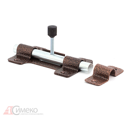 Засов ЗЩ 016 (задвижка наклн.с круглым засовом) (50) Боровичи