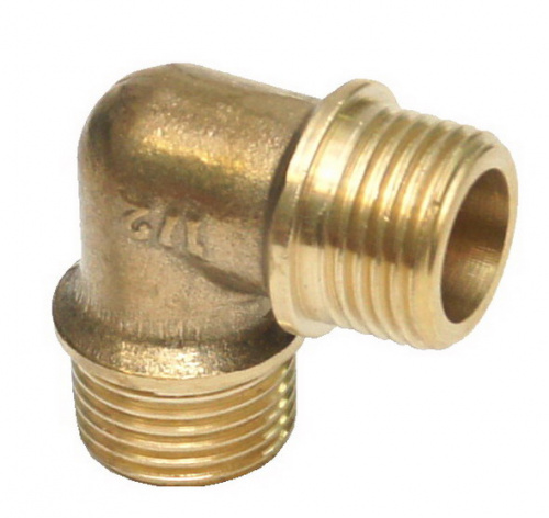 *Уголок латунь 1/2" ш/ш с ограничением "STC"