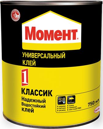 Клей "Момент-1", 750 мл (Россия)(не морозостойкий, t режим в описании)