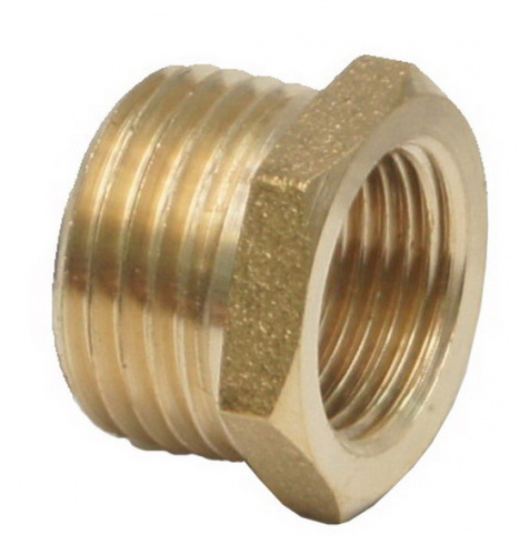 *Футорка латунь 1/2"*3/8" STC