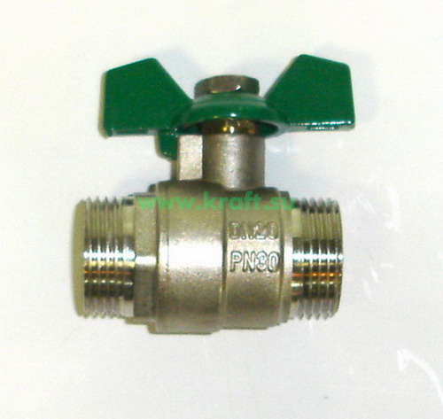 * Кран шар.3/4 ш/ш бабочка "STM"