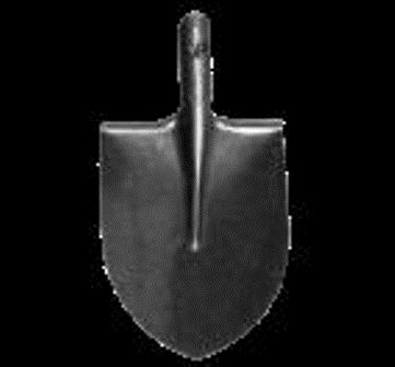 Лопата штыковая К1 (американка), рельсовая сталь