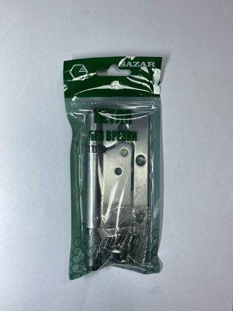 Петля без врезки 125х75х2,5 CP (хром) 2ВВ "SAZAR"