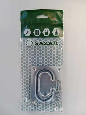 Ручка откидная 100*80 (скрытая) цинк (Скин) SAZAR
