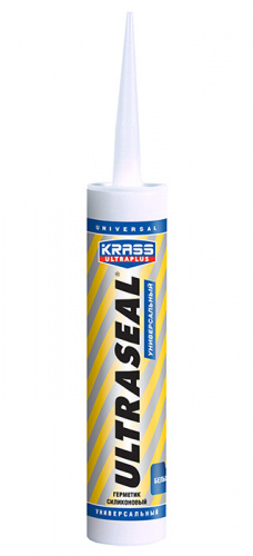 Герметик силиконовый KRASS Ultraseal универсальный Белый 260мл Польша