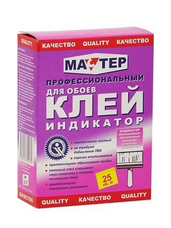 *Клей обойный индикатор 200г "Мастер"