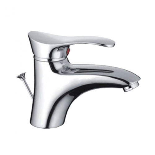 Смеситель д/раковины шар. 40мм автослив F1001 "Frap"