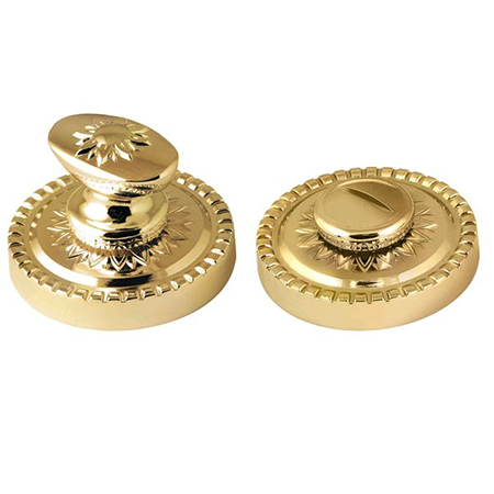Ручка поворотная WC-BOLT BK6/CL GOLD-24 Золото 24К Armadillo