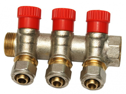*Коллектор м\п крас\р 3/4"*16*3 STC
