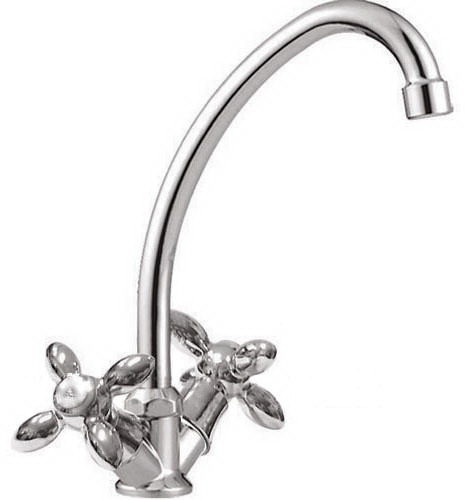 *Смеситель д/кухни 1/2" мет-кер без подводки F4027 "Frap"