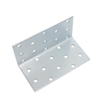 Уголок крепежный 50*50*80*2,0 цинк Кунгур