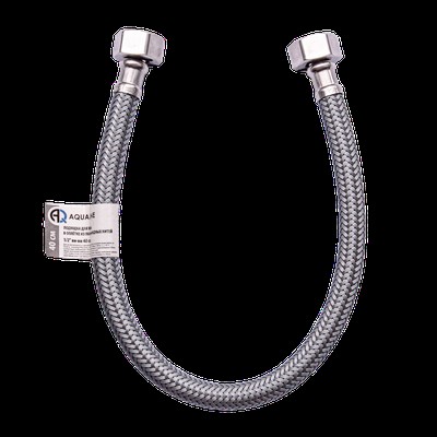 Подводка д/воды в оплётке из полиамидных нитей 30см г/г Аквалайн