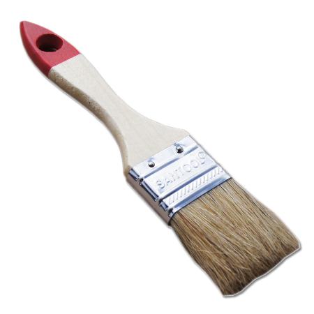 Кисть пл 1,5" нат щет дерев. ручка SANTOOL