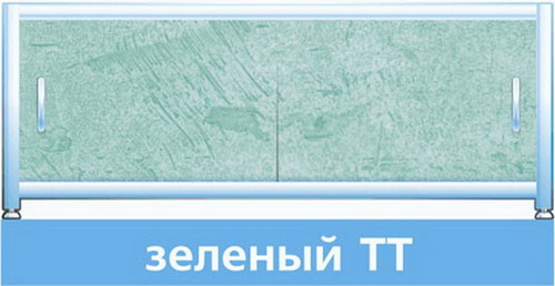 *Экран д\ванн "Премиум" зеленый 1.48 м