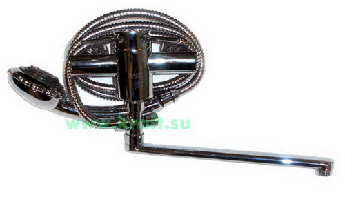 *Смеситель д/ванны прямой нос керам.3/8" 107-07 (561-052) "RAIN"