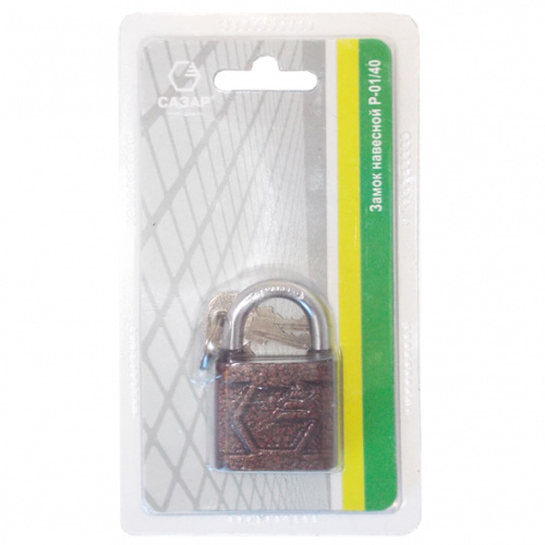 *Замок навесной P-01/40 (СКИН) SAZAR