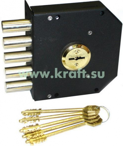 *Замок накладной GSS-001 с тяг. б/отв. "Класс"