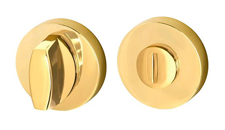 Ручка поворотная WC-BOLT BK6/URB GOLD-24 Золото 24К Armadillo