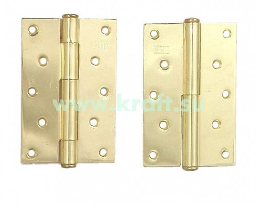 * Шарнир 120*80*2.5 L золото ESCUR (BPP)