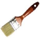 Кисть плоская ПРОФИ, натуральная щетина, 38 мм 720 Китай 0104111 "T4P"/"TOOLBERG"