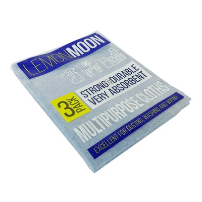 Салфетка вискоза 300*380 80 г/м2 (3шт) Lemon Moon